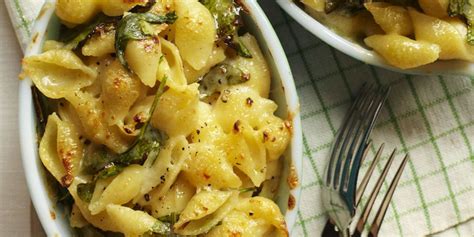 how-to-make-cheesy-shells-and-greens-womans-day image