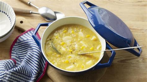 easy-sweetcorn-chowder-recipe-bbc-food image