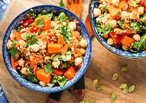 sweet-potato-quinoa-chickpea-salad-the-food-blog image