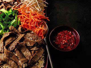 bibimbap-style-korean-marinated-flank-steak-beef image