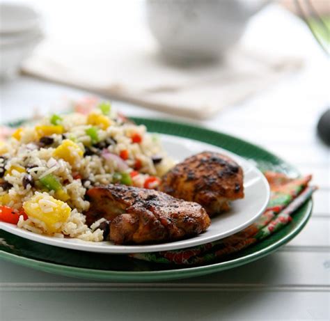 jamaican-chicken-and-rice-salad-eclectic image