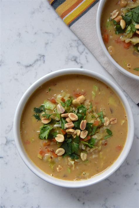 west-african-peanut-and-vegetable-soup-healthy image