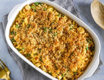 ham-and-macaroni-casserole-recipe-with-cheddar-cheese image
