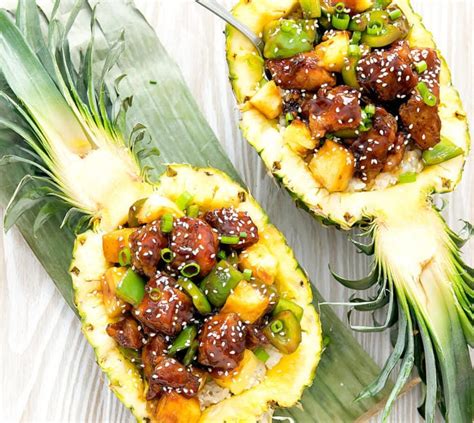 chicken-teriyaki-pineapple-bowls-kirbies-cravings image