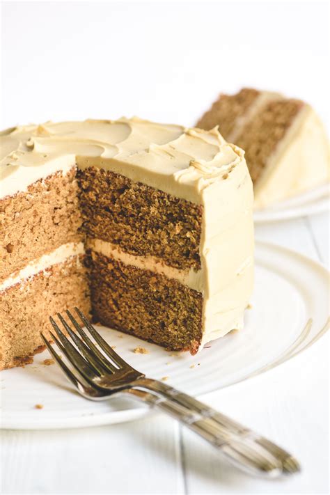 apple-butter-cake-with-brown-sugar-buttercream-the image