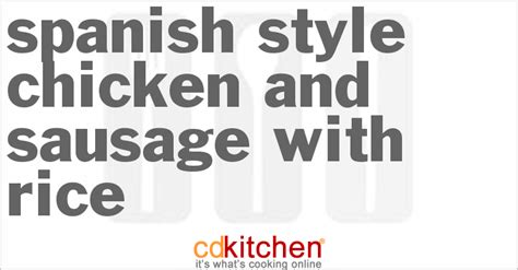 spanish-style-chicken-and-sausage-with-rice-cdkitchen image