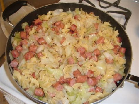 cabbage-noodles-and-sausage-recipe-sparkrecipes image