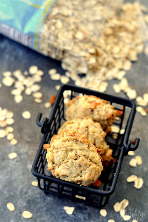 bacon-cheese-oatmeal-breakfast-cookies-a-healthy image