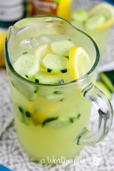 lemonade-vodka-cocktail-lemon-cucumber-lemonade image