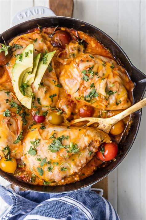 enchilada-stuffed-chicken-breast-mexican-chicken-skillet image