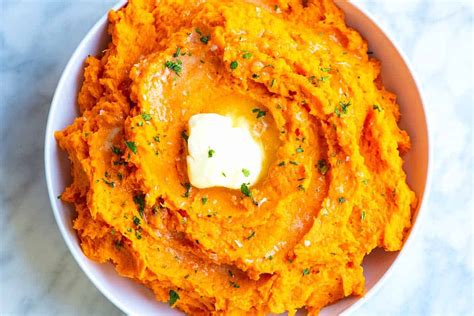 easy-creamy-mashed-sweet-potatoes image