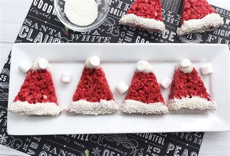 santa-hat-rice-krispies-christmas-treats-crayons image
