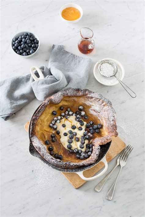 brown-butter-dutch-baby-pancake-with-blueberries image