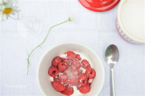 raspberries-and-cream-summer-in-a-bowl-food-gypsy image