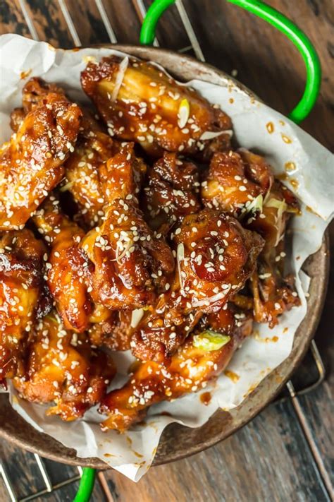 best-sticky-wings-recipe-baked-sesame-chicken-wings-the image