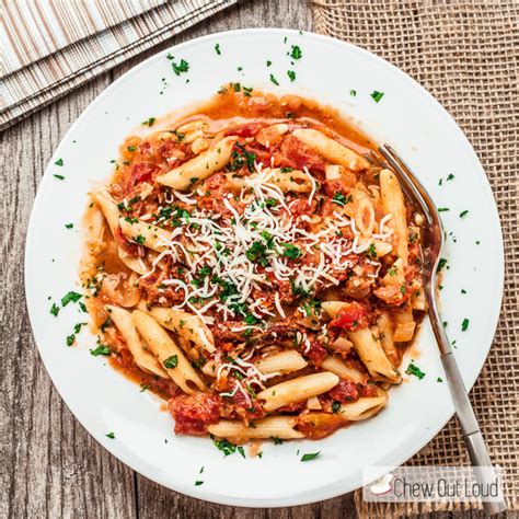 penne-with-sun-dried-tomato-vodka-sauce-chew-out-loud image
