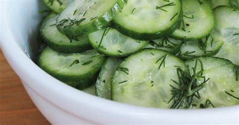 recipe-for-sweet-and-sour-cucumbers-with-fresh-dill image