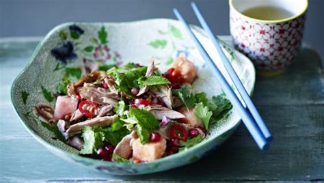 tom-kerridges-crispy-duck-salad-recipe-bbc-food image