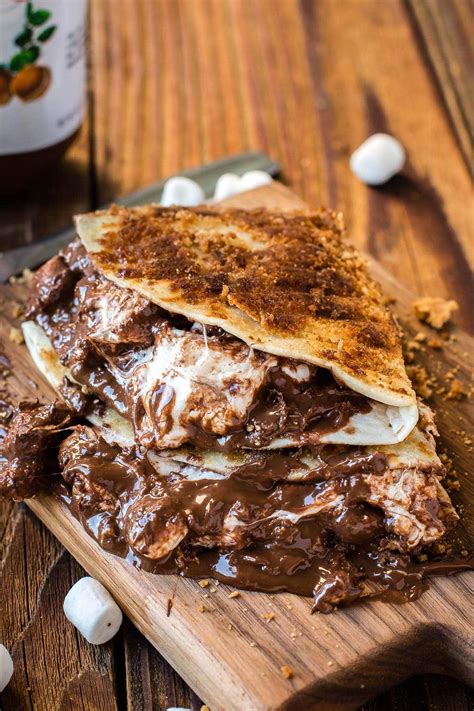grilled-smores-dessert-quesadillas-video-oh image