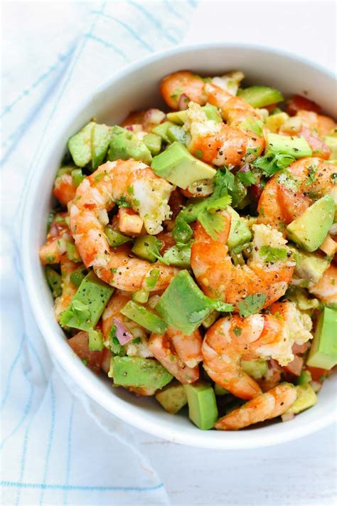 shrimp-avocado-salad-low-carb-feelgoodfoodie image