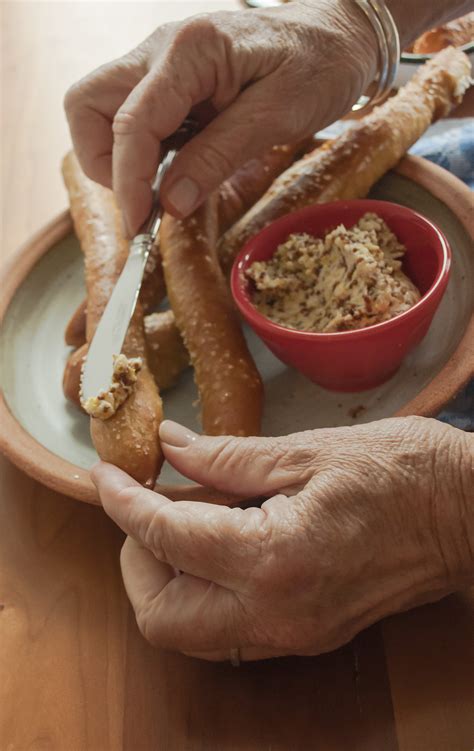 pretzel-breadsticks-with-mustard-butter-farmcoast image