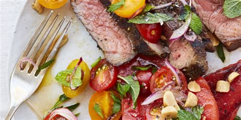 grilled-watermelon-salad-with-steak-and-tomatoes image