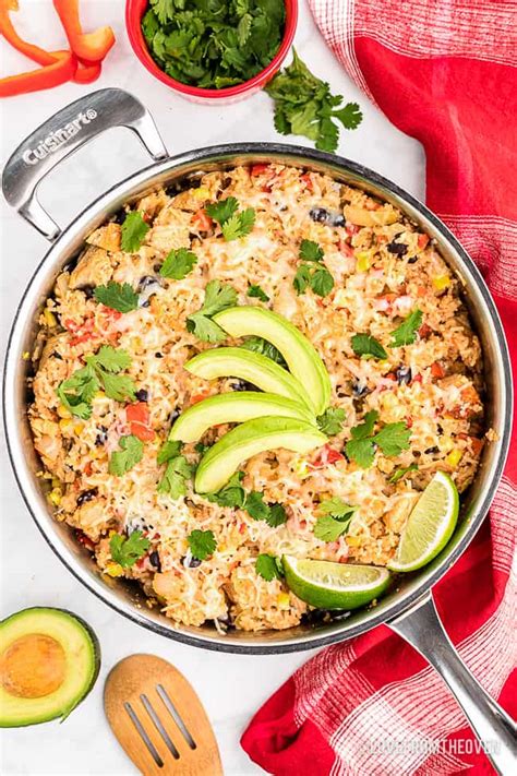 easy-one-pan-southwestern-chicken-and-rice-love image
