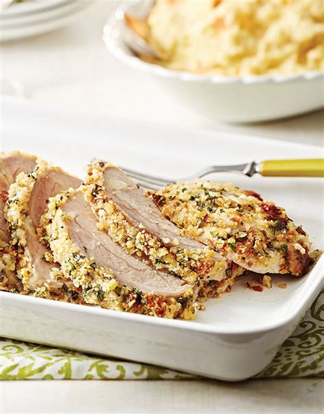 herb-crusted-pork-loin-with-parmesan-garlic image