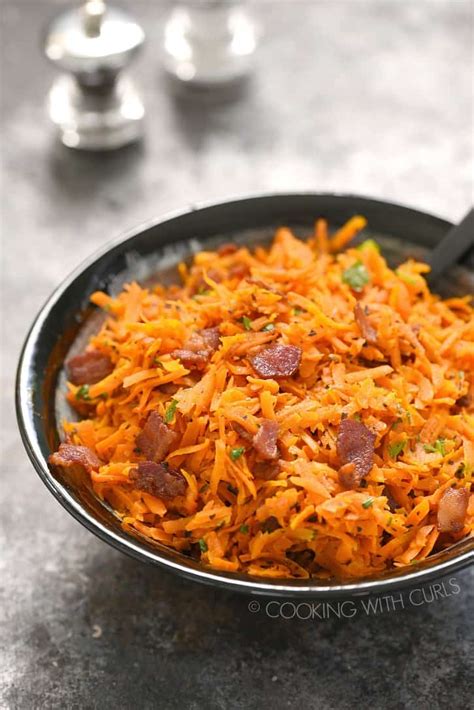shredded-carrots-with-bacon-cooking-with-curls image