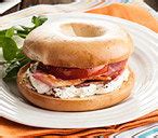 bagel-with-cream-cheese-bacon-and-tomato-tesco image