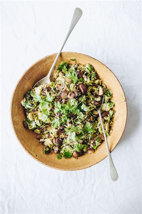 shredded-crispy-brussel-sprouts-with-chestnuts-modern image