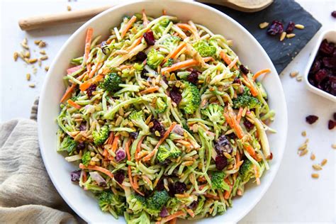 broccoli-slaw-easy-side-dish-kristines-kitchen image