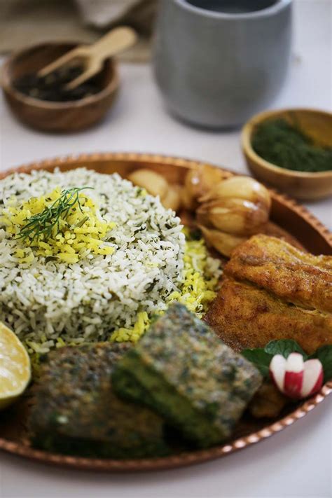 easy-sabzi-polo-recipe-persian-herb-rice-with-fish image