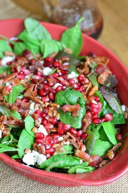 pomegranate-goat-cheese-spinach-salad-with image