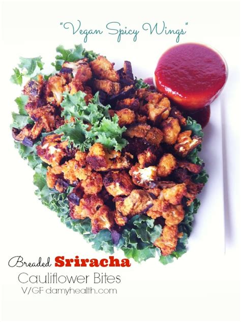 breaded-sriracha-cauliflower-bites-vegan-spicy-wings image