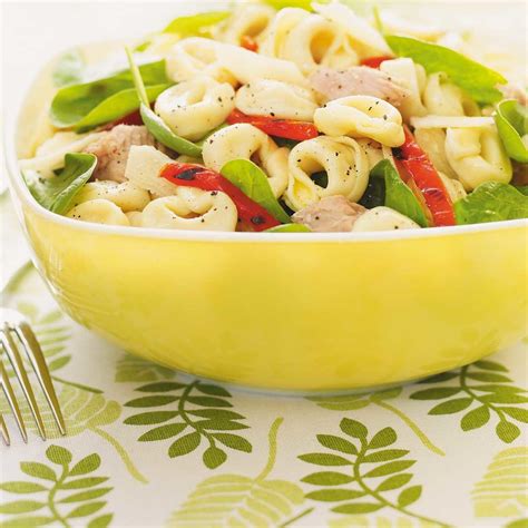 tortellini-salad-with-tuna-and-spinach-recipes-list image