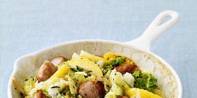 brats-with-cabbage-and-apples-recipe-redbook image