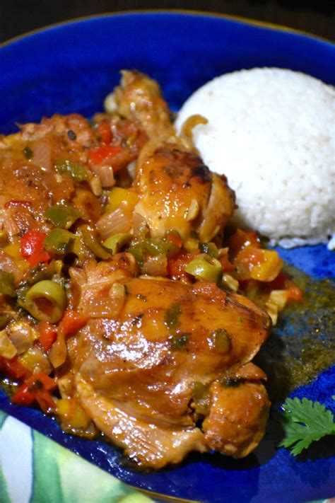 dominican-pollo-guisado-chicken-stew image