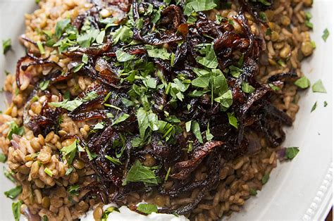 lentils-and-rice-with-caramelized-onions-buzzfeed image
