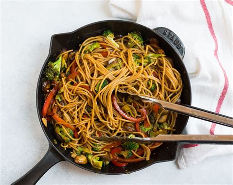 stir-fry-noodles-fast-healthy-recipe-wellplatedcom image