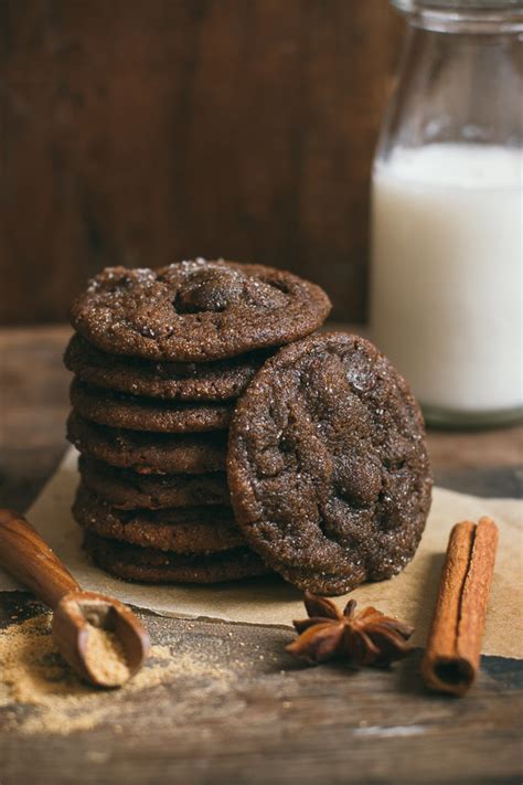 chocolate-ginger-cookies-pretty-simple-sweet image