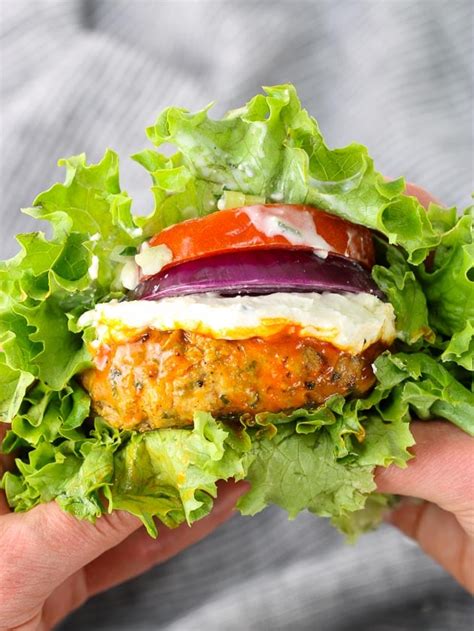 buffalo-chicken-burgers-with-blue-cheese-sauce-taste image