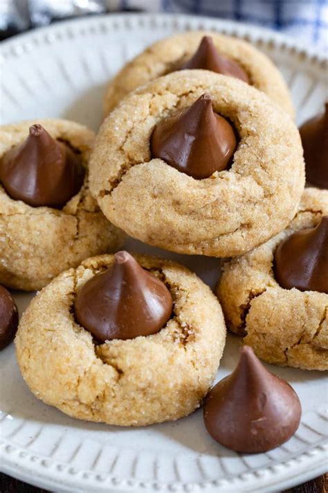 peanut-butter-blossoms-cookies-recipes-crazy-for-crust image