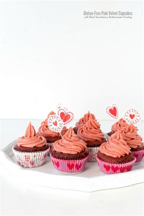 gluten-free-pink-velvet-cupcakes-with-real-strawberry image