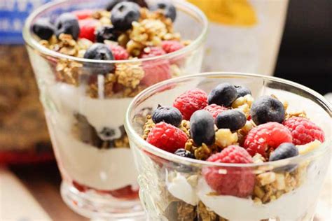 vegan-yogurt-parfait-with-berries-granola-plant-based image