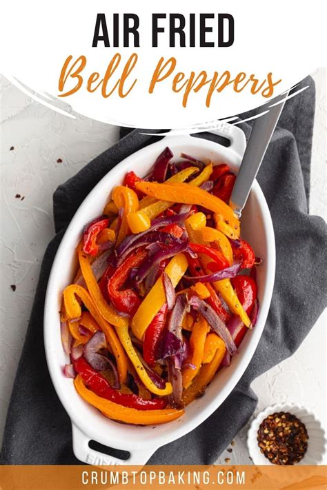air-fryer-peppers-and-onions-crumb-top-baking image
