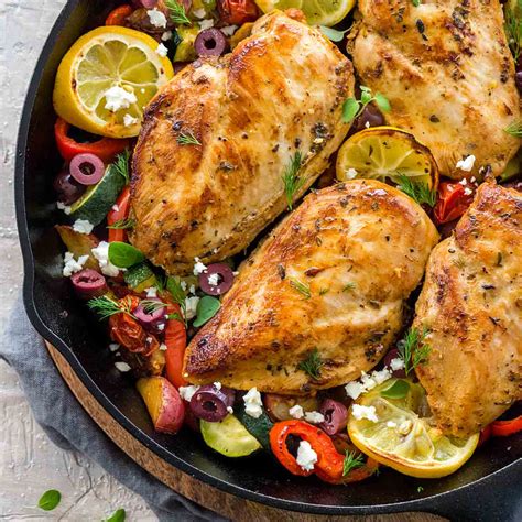 greek-chicken-with-roasted-potatoes-jessica-gavin image