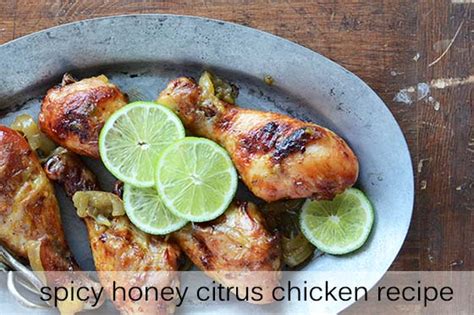 spicy-honey-citrus-chicken-recipe-an-edible-mosaic image