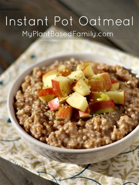 instant-pot-oatmeal-my-plant-based-family image