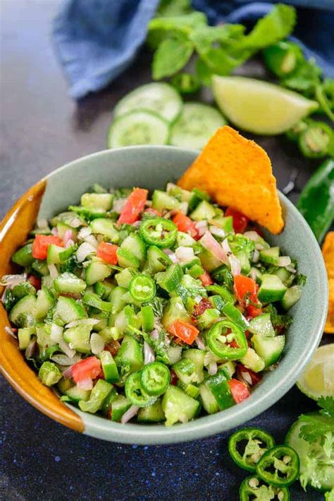 5-minutes-chunky-cucumber-salsa-recipe-step-by-step image